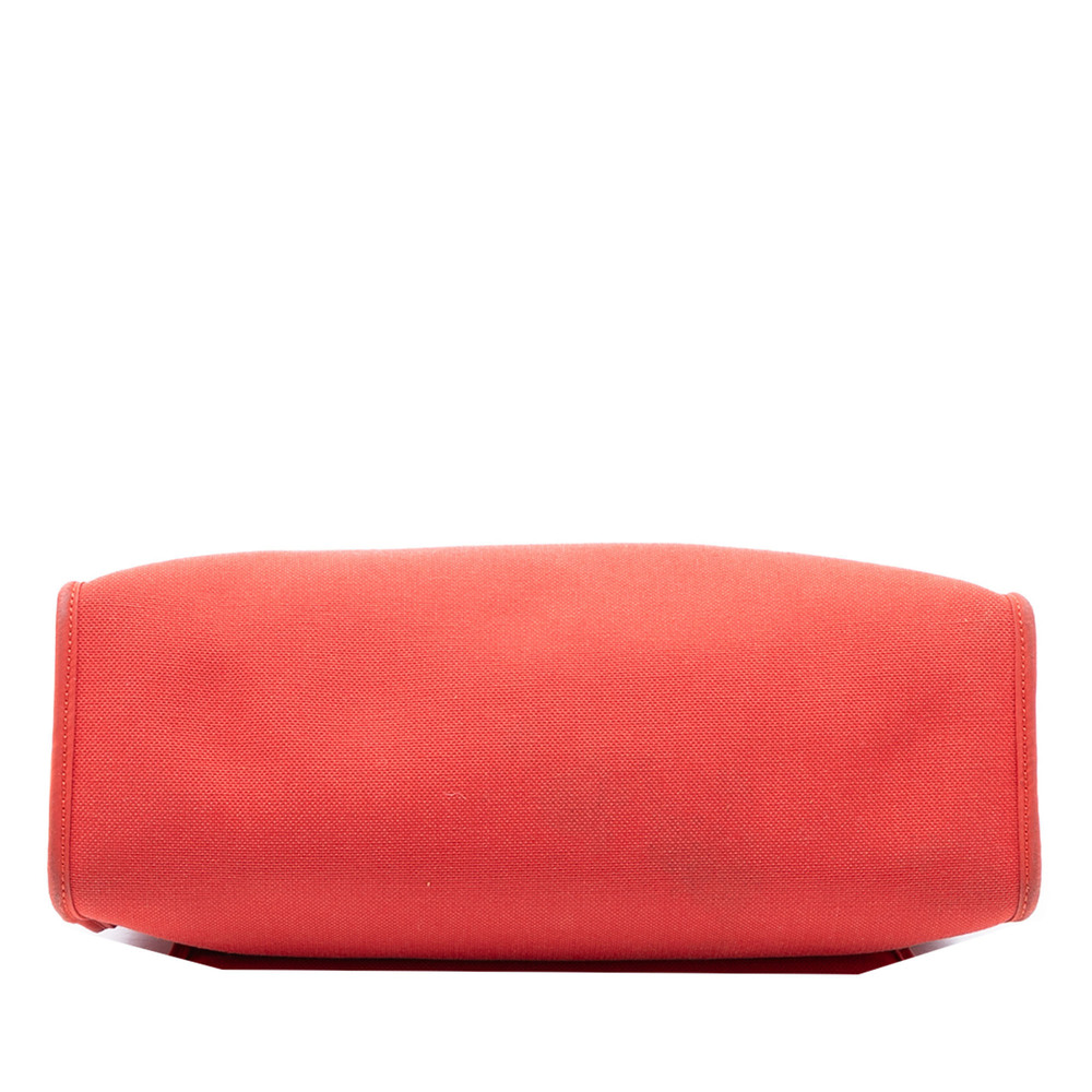 Pre-Loved Hermes Toile Herbag Zip 31 - Picture 3 of 8